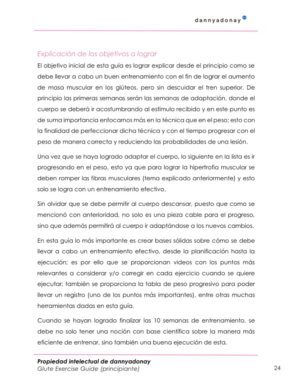Glute Exercise Guide 2.0 (Principiante)
