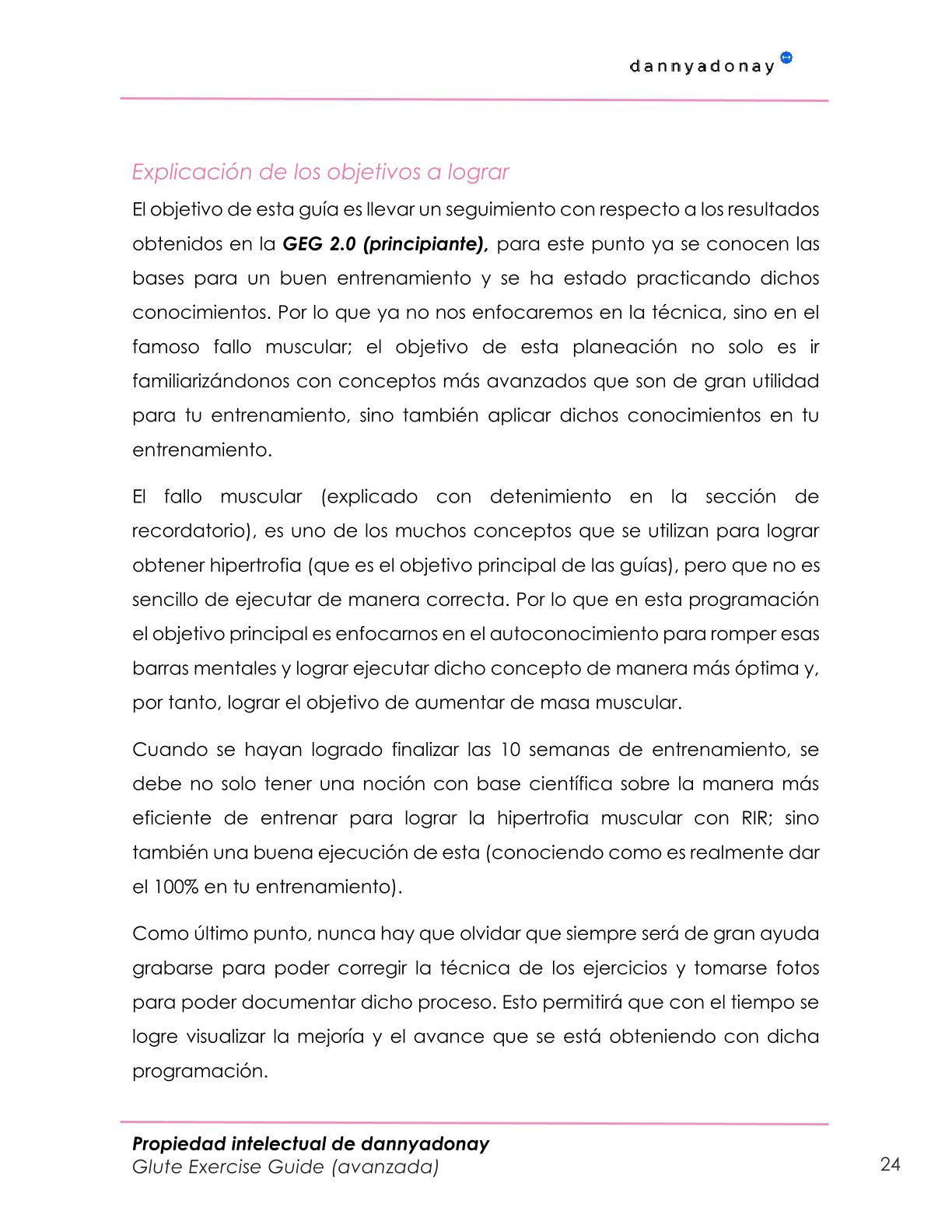 Glute Exercise Guide 2.0 (Avanzado)
