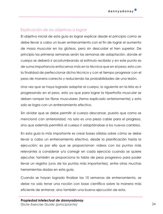 Glute Exercise Guide 2.0 (Principiante)